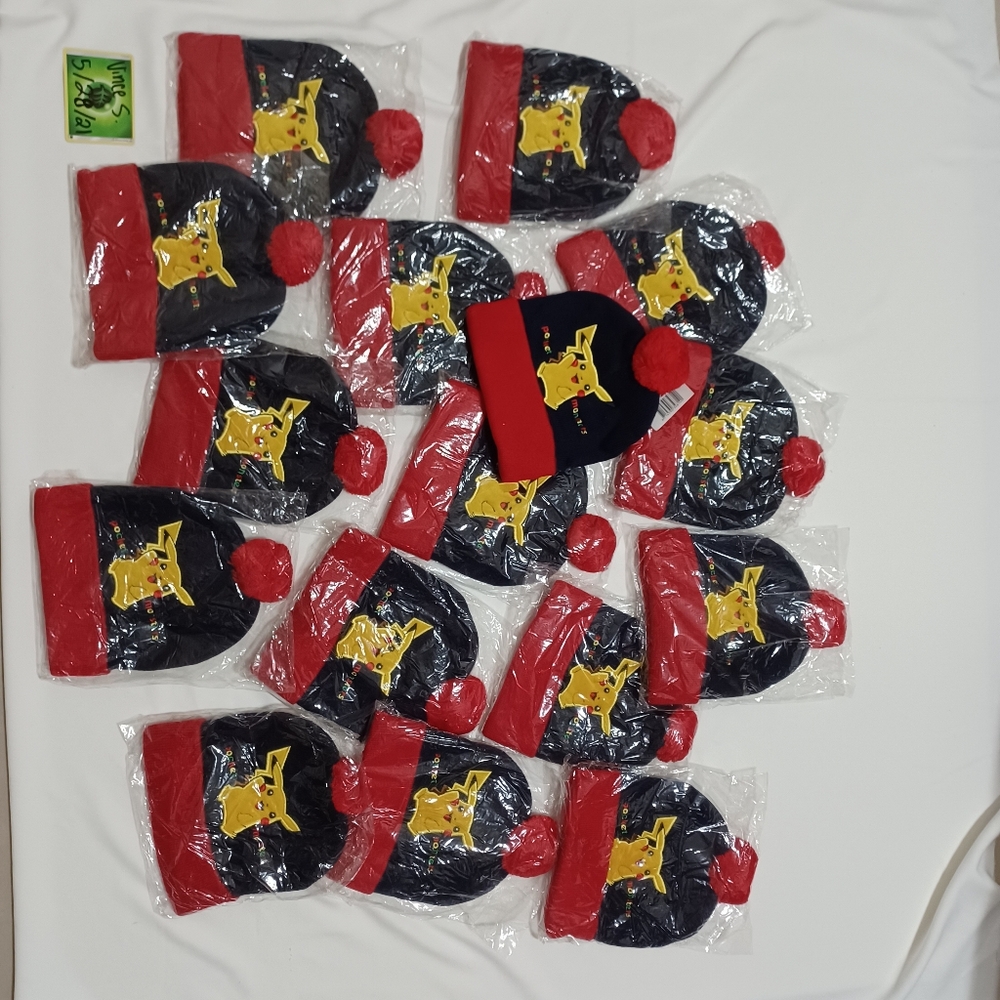 Pokemon beanies from 1998